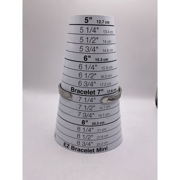 Engraved Stainless Steel "Mom" Cuff Bracelet - Picture 5 of 5